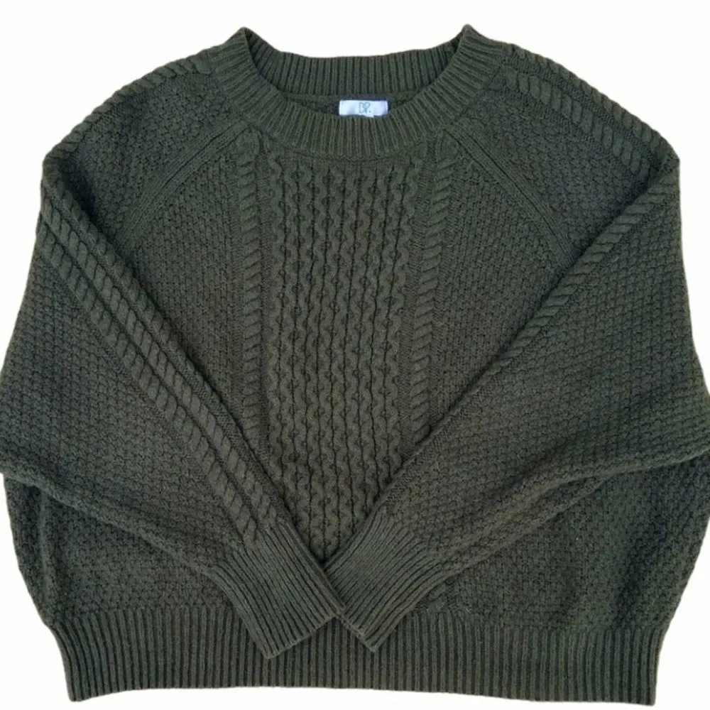 BP Nordstrom Chunky Cable Knit Cropped Sweater XXS
